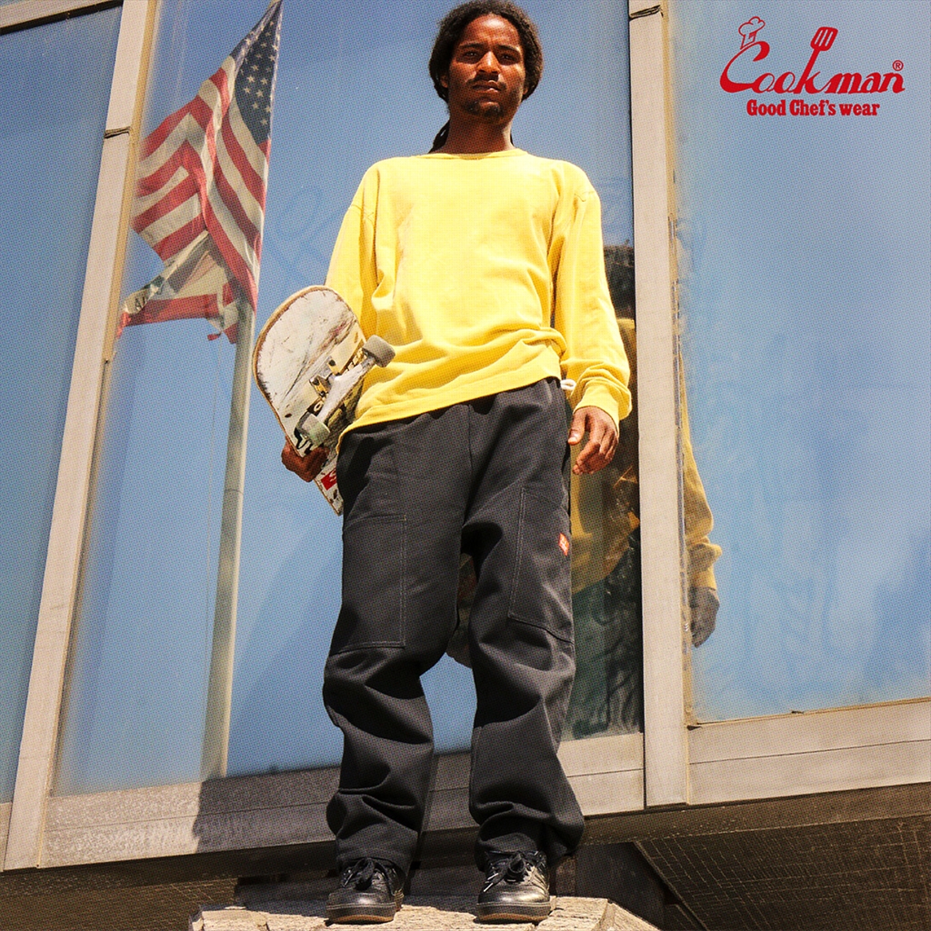 [クックマン]Chef Pants Semiwide Front pocket Duck Canvas