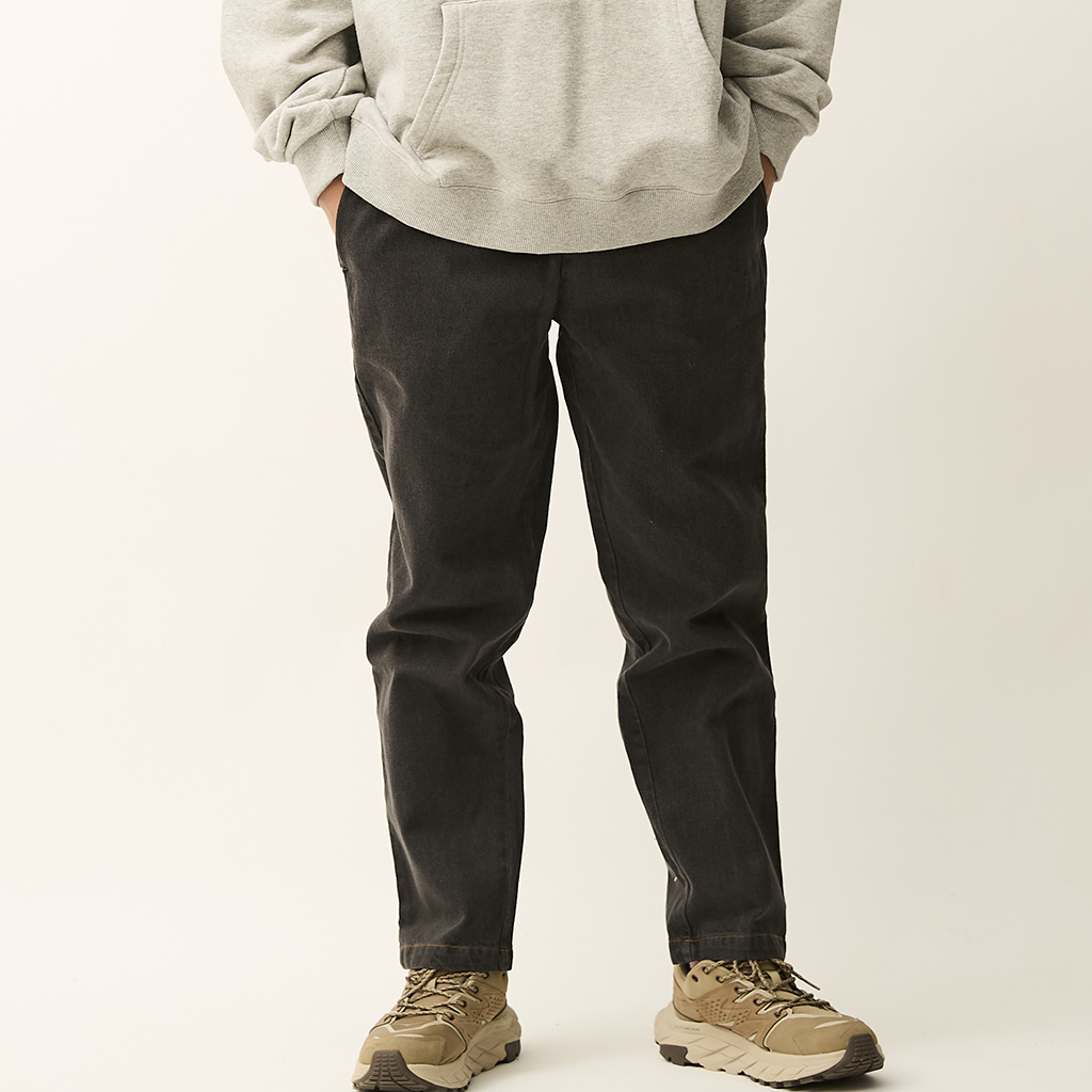 [クックマン]Chef Pants Denim Light Black