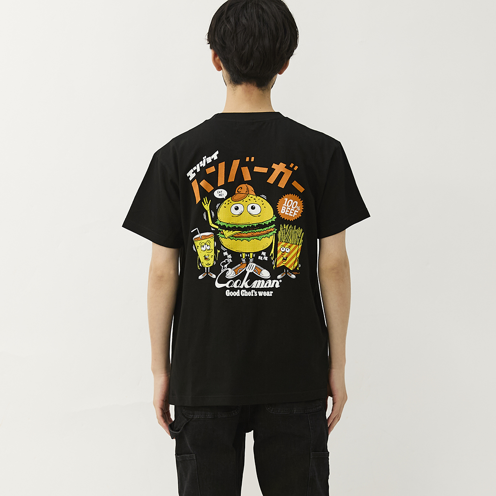[クックマン]Tシャツ TM Paint Burger