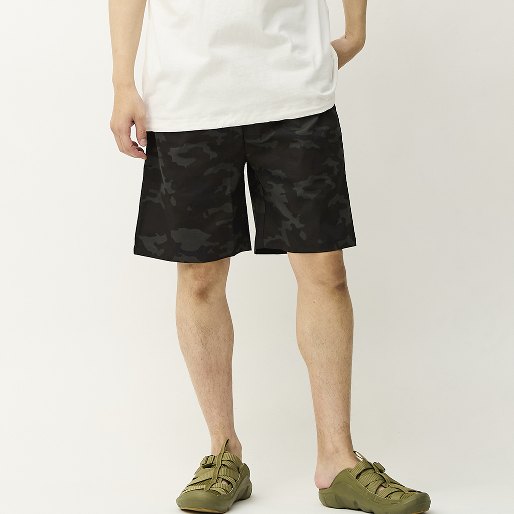 [クックマン]Chef Pants Short Ripstop Woodland Camo