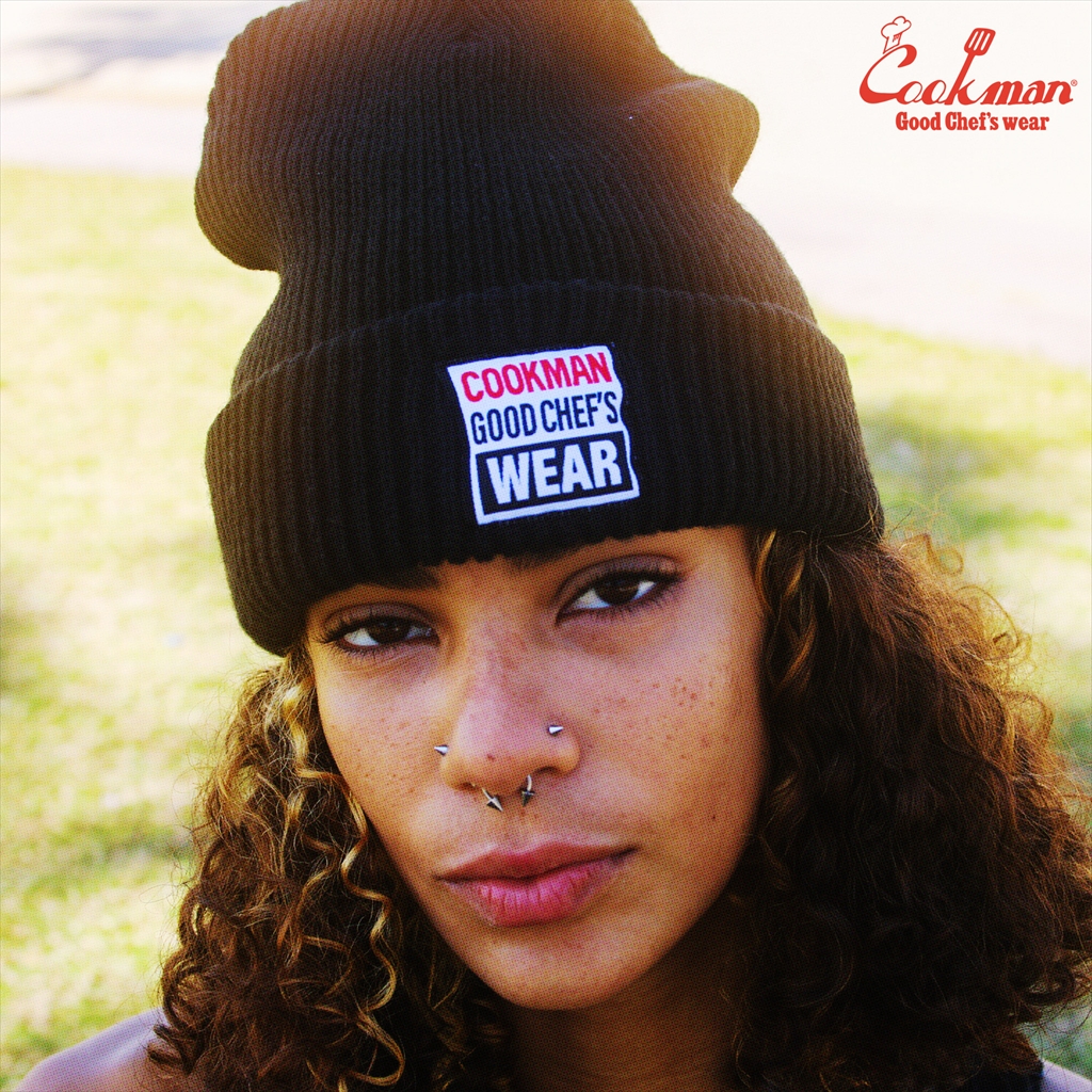 [クックマン]Beanie Vision Logo Black