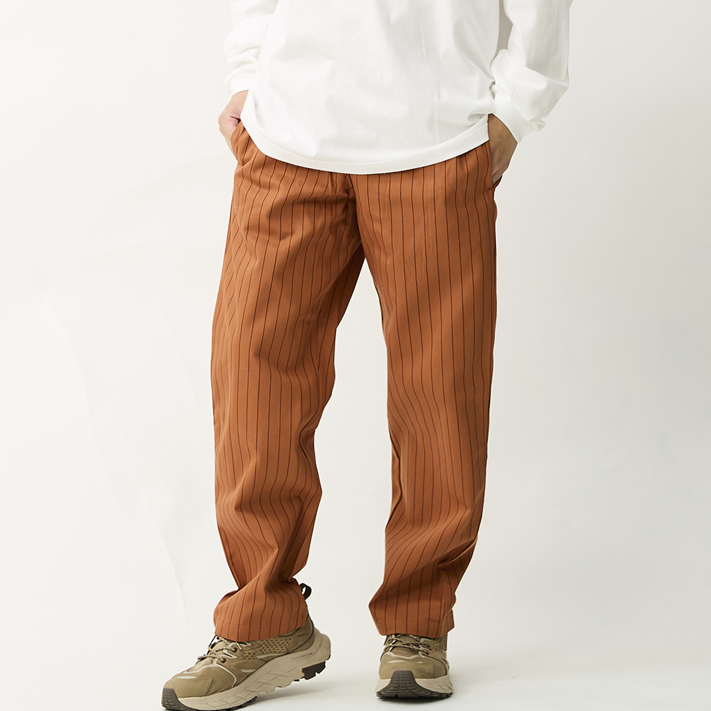 [クックマン]Chef Pants Semiwide Herringbone Stritpe