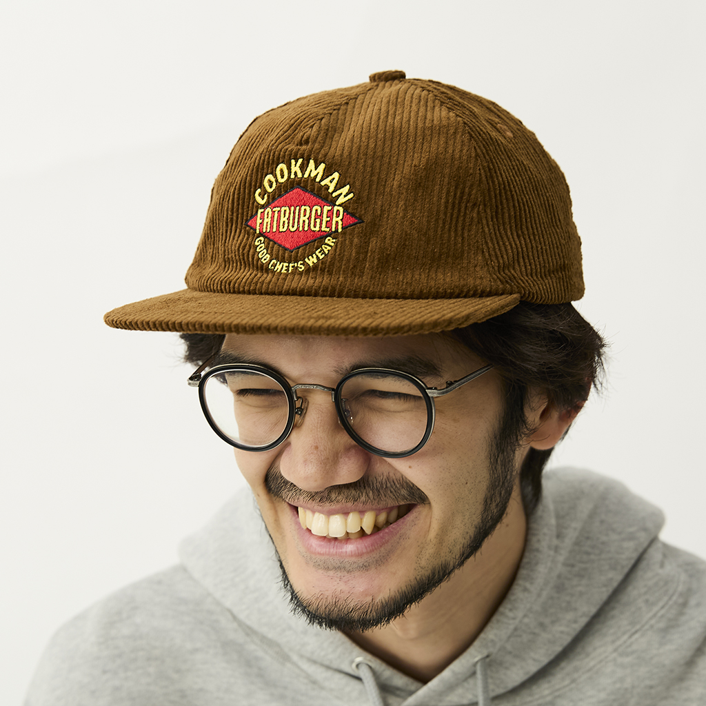 [クックマン]Low Cap FAT Corduroy