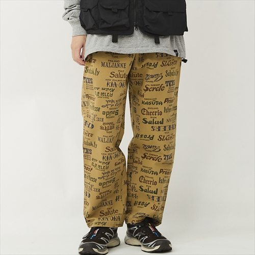 クックマン | Chef Pants Semiwide11oz Washed Duck Canvas Cheers