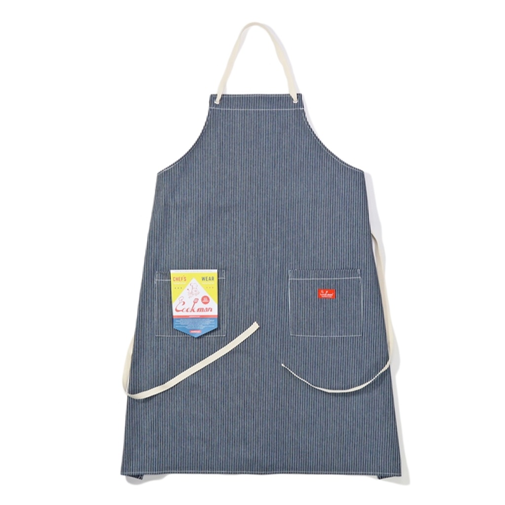 [クックマン]Long Apron Hickory