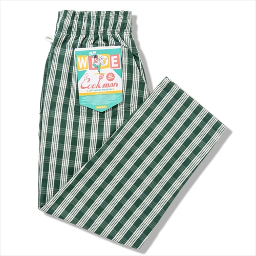 クックマン | Chef Pants Semiwide Hawaiian PALAKA Check | パンツ
