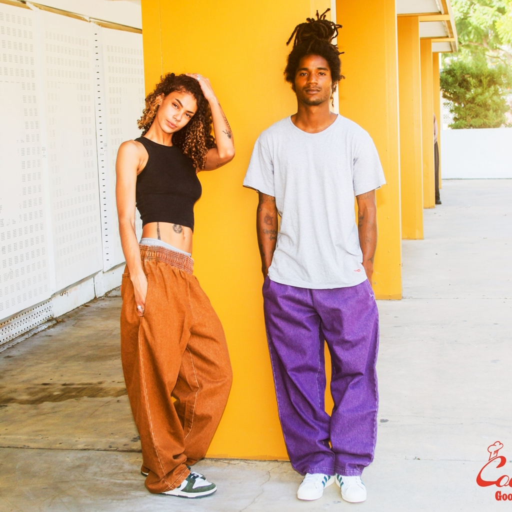 [クックマン]Chef Pants Semiwide Denim