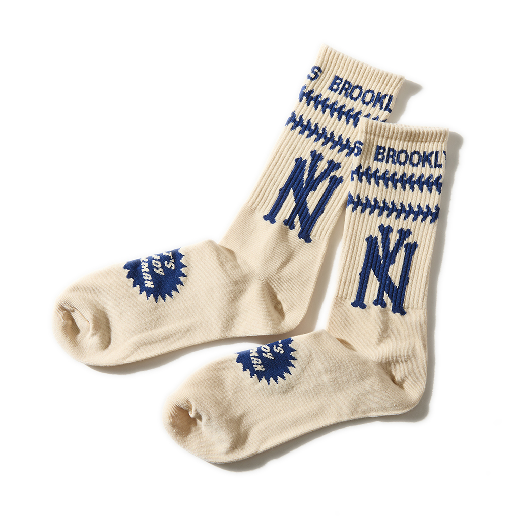 [クックマン]Rib Crew Socks