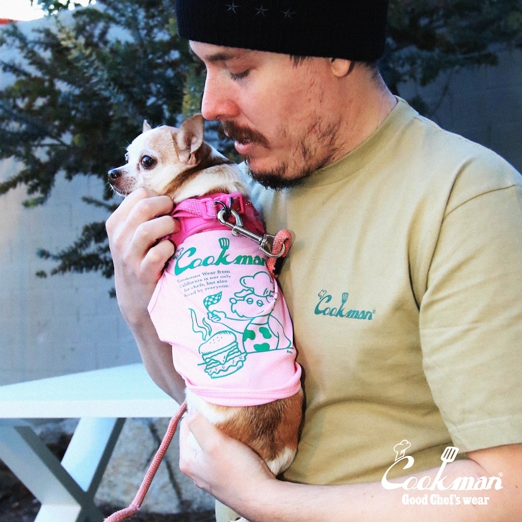 [クックマン]Dog T-shirts Dog chef