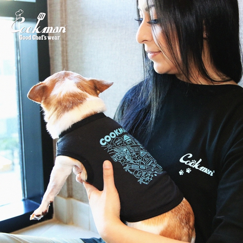 [クックマン]Dog T-shirts Venice beach map