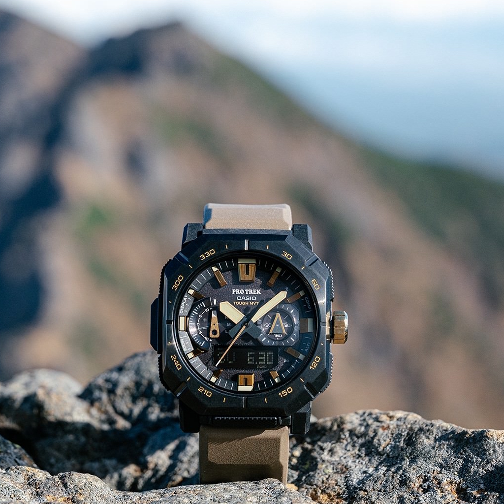 [プロトレック][カシオ] 腕時計 プロトレック Climber Line Bluetooth電波ソーラー PRW-B1000-5JF メンズ コヨーテ