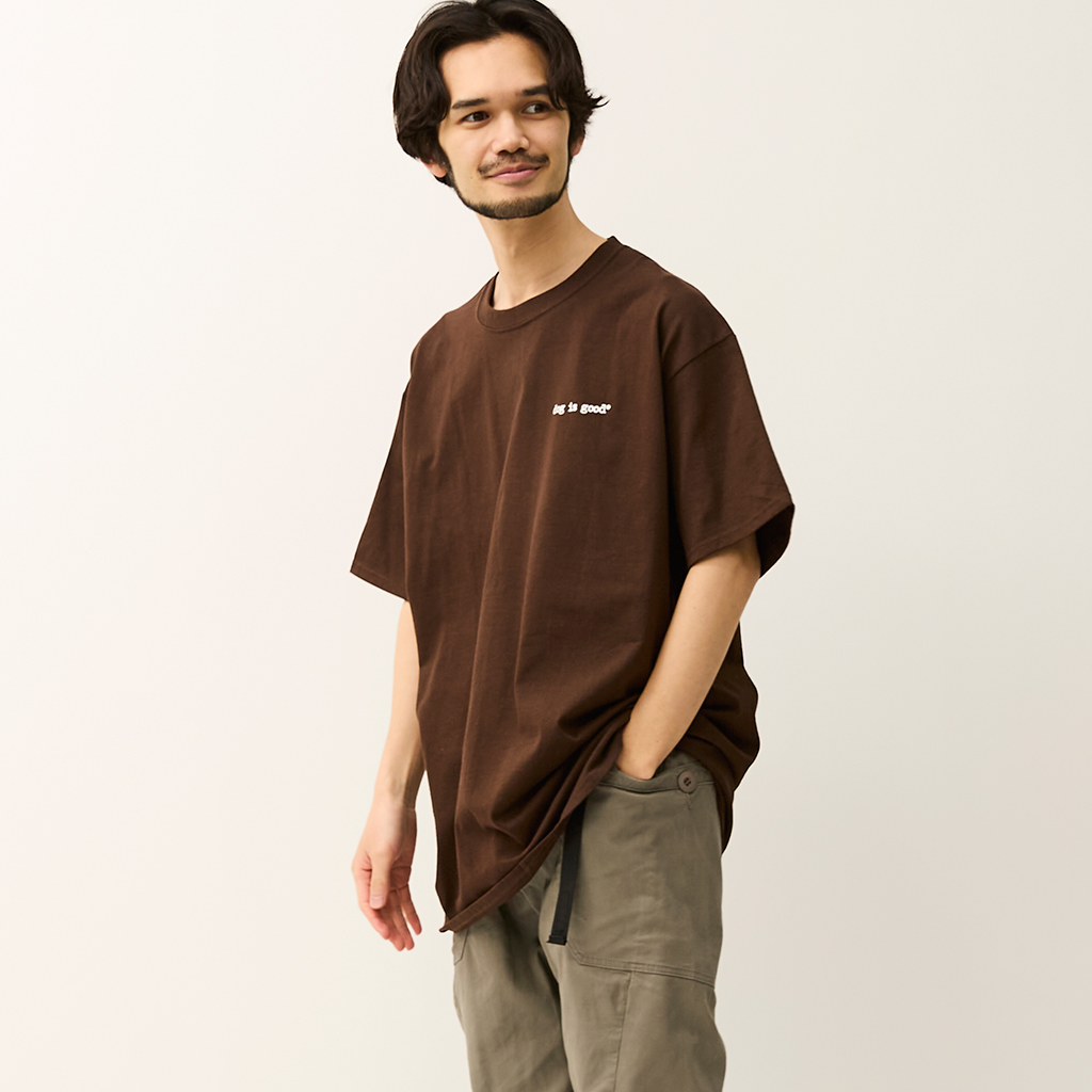 [ドッグイズグッド]SHORT SLEEVE T-SHIRTS Never Camp Alone