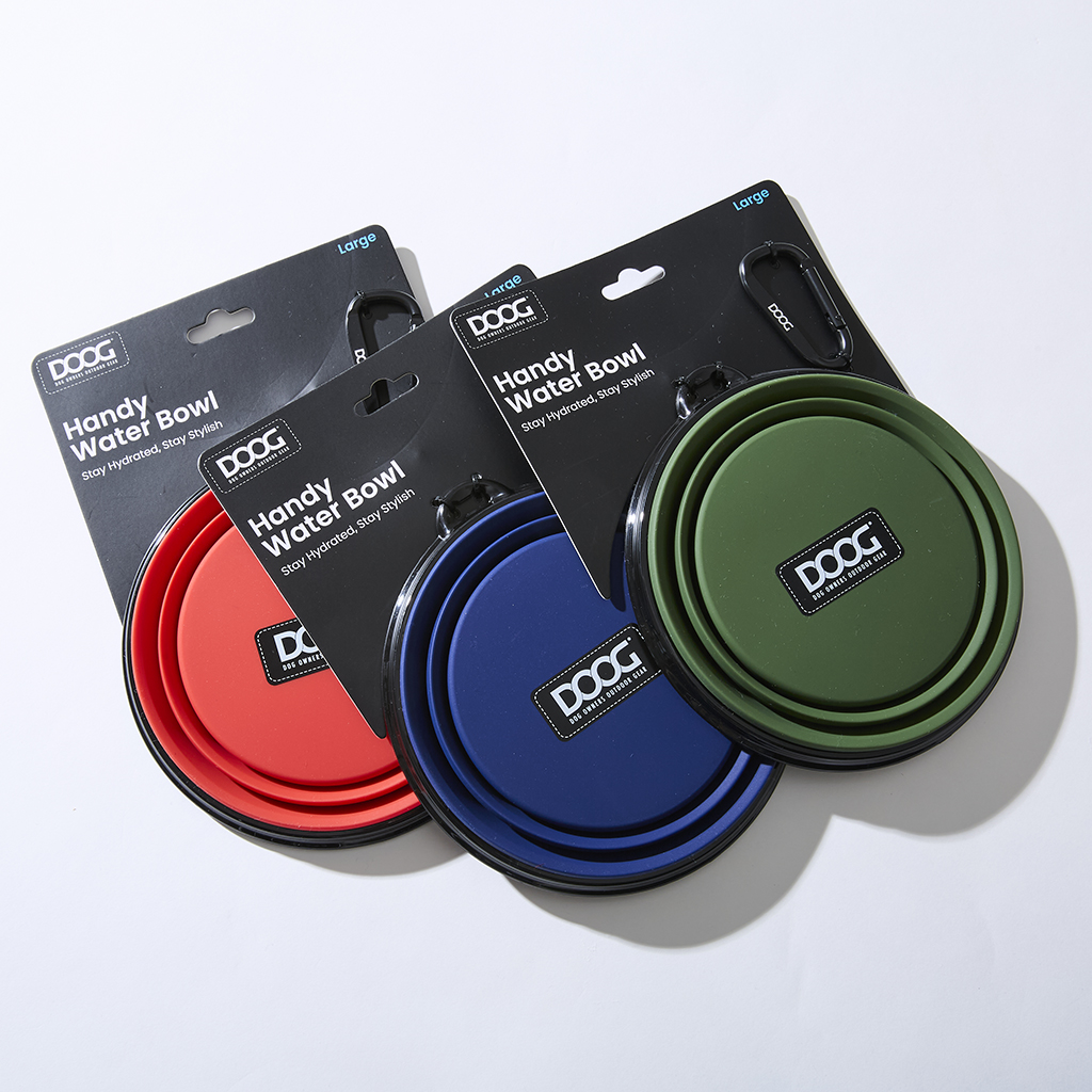 [ドッグオーナーアウトドアギア]ハンディーウォーターボウル L