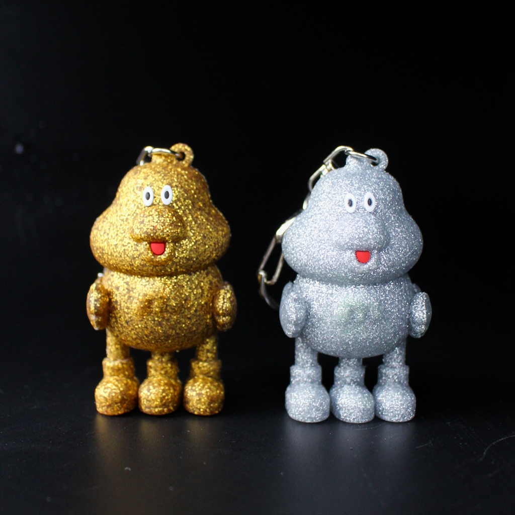 [ダックローデパート]DUCKROW FIGURE KEY HOLDER (メタルラメ)