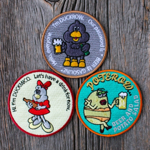 ダックローデパート | ベルクロワッペン サークル | ステッカー