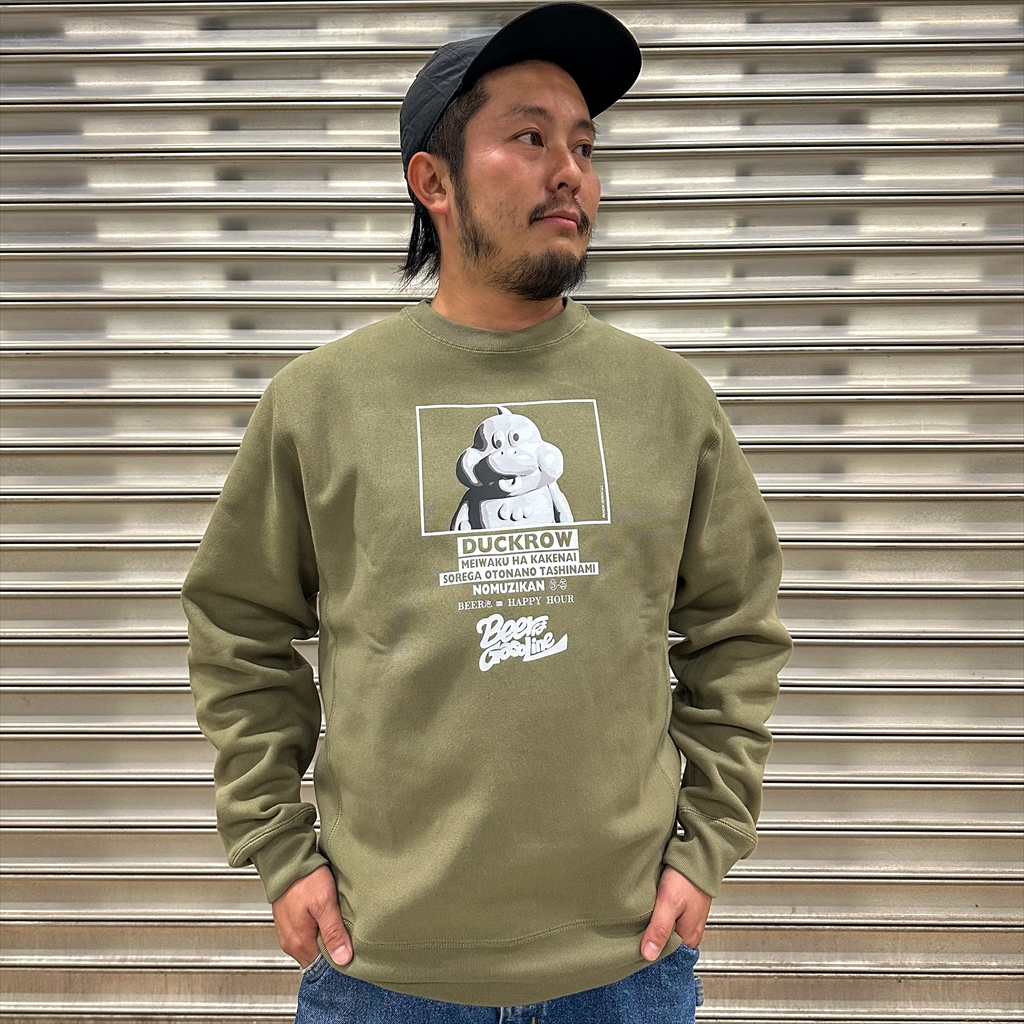 [ダックローデパート]CREW SWEAT ｢N O M U Z I K A N｣