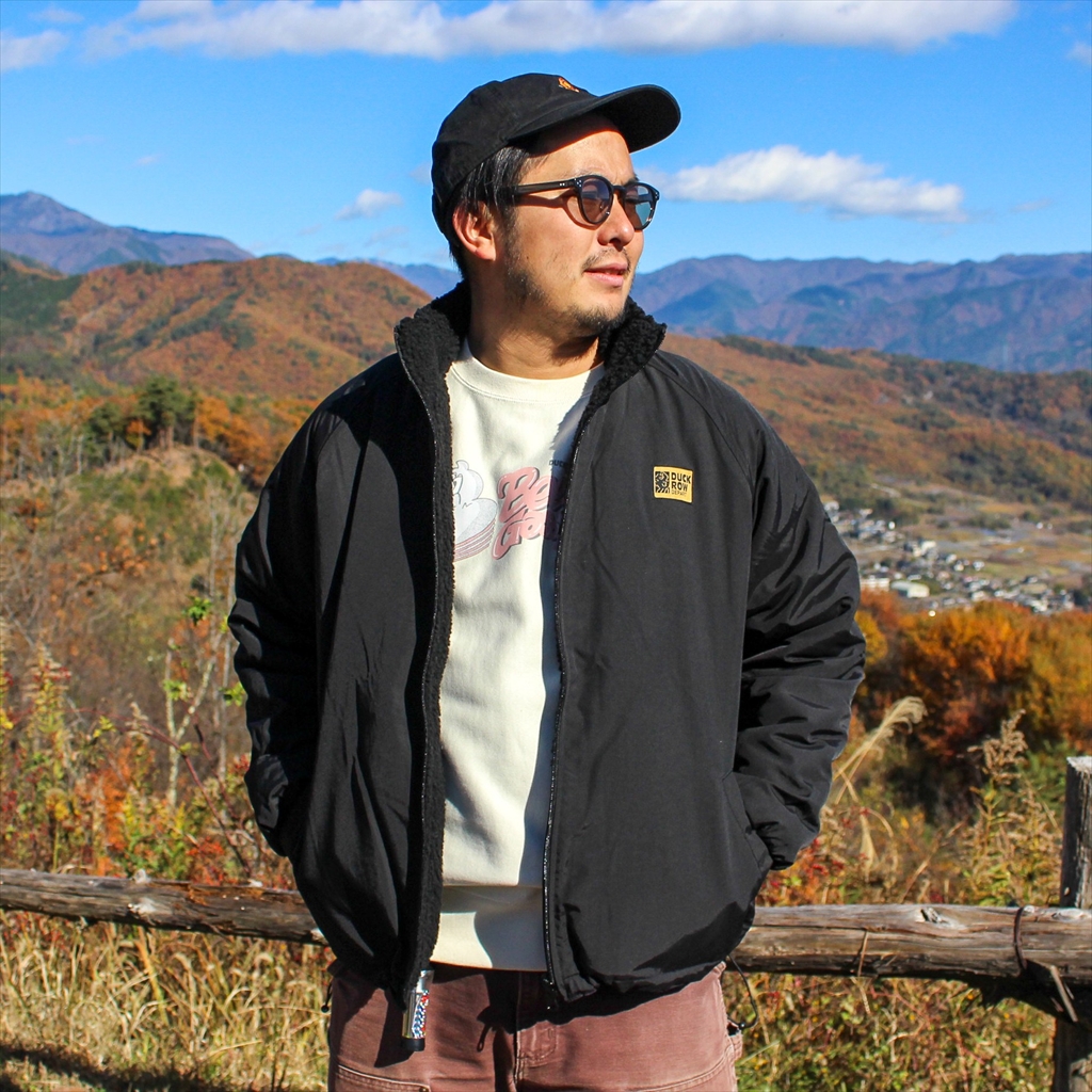 [ダックローデパート]REVERSIBLE BOA JACKET