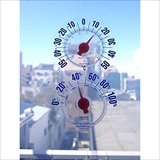 [エレクトロオプティクス]ウィンドウ ウェザーステーション（温度計＆湿度計）