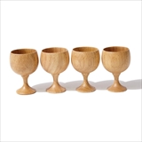 [イーグルプロダクツ]Stemmed Woodencup 4pcs