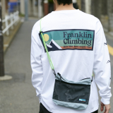 [フランクリン クライミング×ゴーアウト]GO OUTコラボFCバックプリントボックスロゴ長袖TEE × サコッシュ