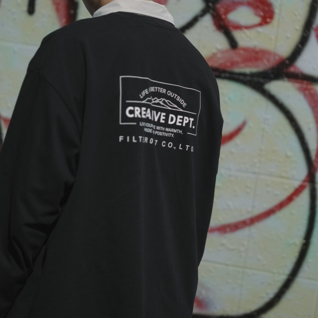 [フィルターゼロイチナナ]FILTER017® 頂上ロゴポケットロングTシャツ