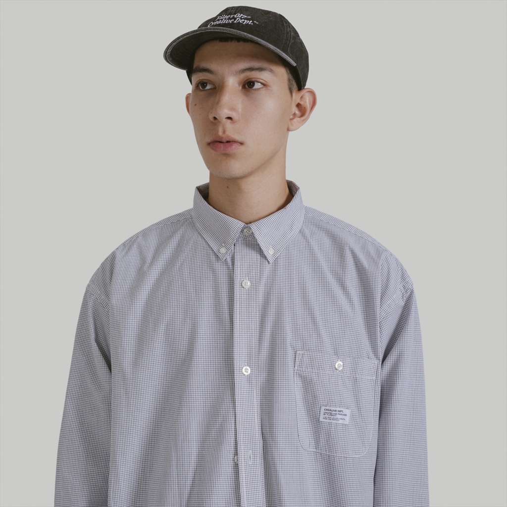 [フィルターゼロイチナナ]FILTER017® スモールウィンドウペインシャツ