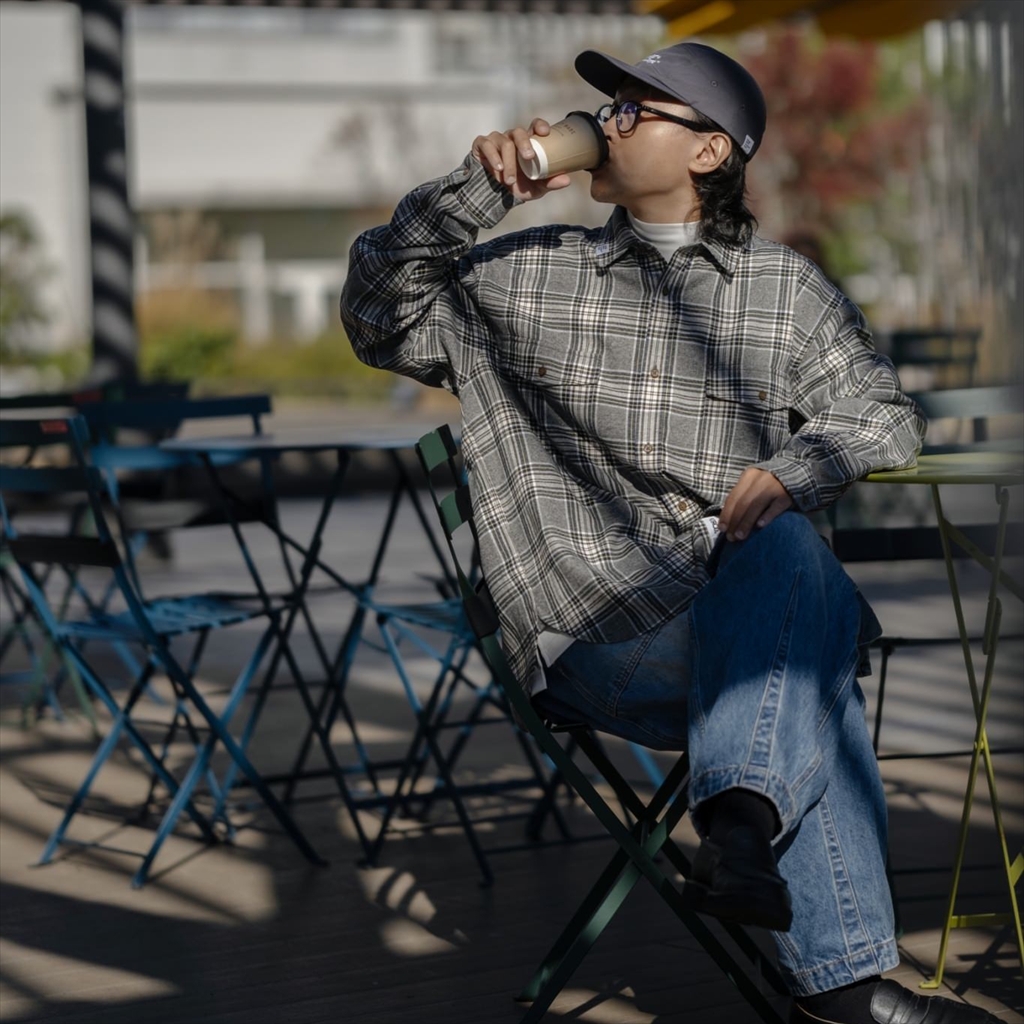 [フィルターゼロイチナナ]FILTER017® フランネルチェック柄シャツ