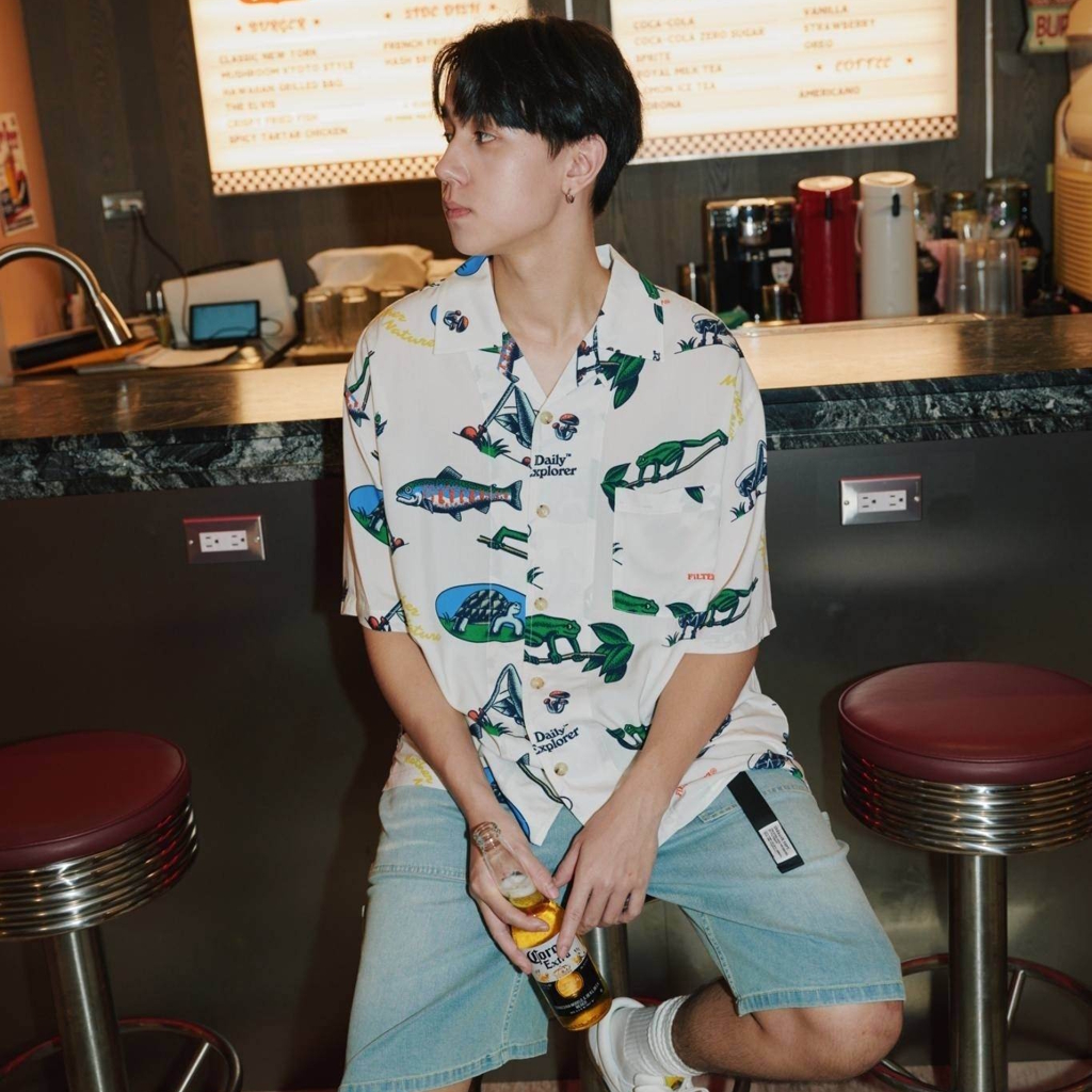 [フィルターゼロイチナナ]FILTER017® Daily Explorer™ / グラフィックカバナシャツ