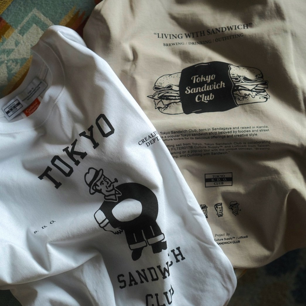 [フィルターゼロイチナナ]FILTER017® Culture Supply™ TOKYO SANDWICH CLUB | B.D.O. シリーズ サブマリンTシャツ