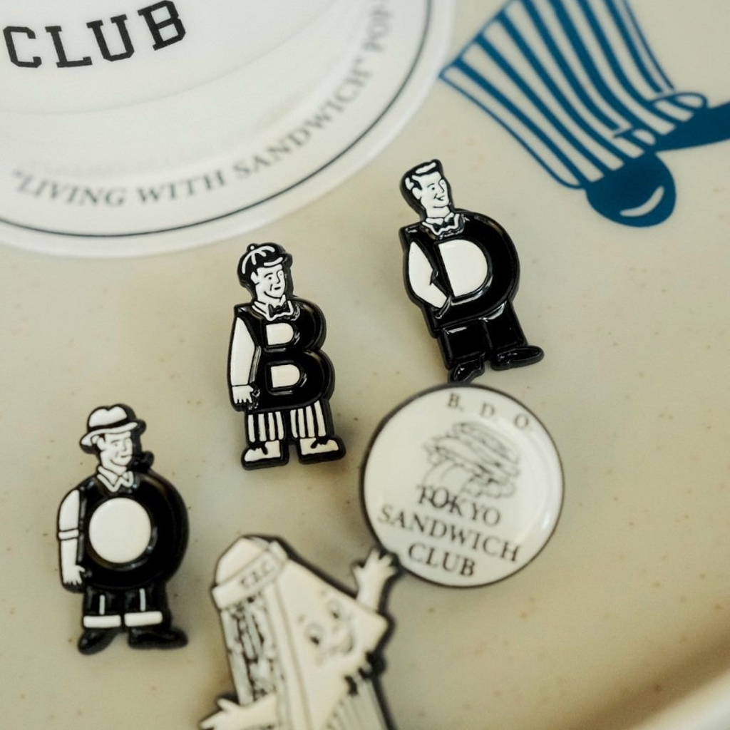 [フィルターゼロイチナナ]FILTER017® Culture Supply™ TOKYO SANDWICH CLUB | B.D.O. シリーズ メタルラペルピン