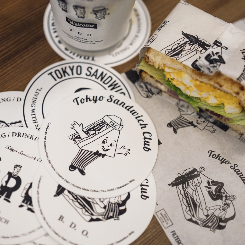 [フィルターゼロイチナナ]FILTER017® Culture Supply™ TOKYO SANDWICH CLUB | B.D.O. シリーズ ペーパーコースター(9入)