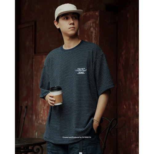 フィルターゼロイチナナ | FILTER017® Classic Horizontal Striped Tee