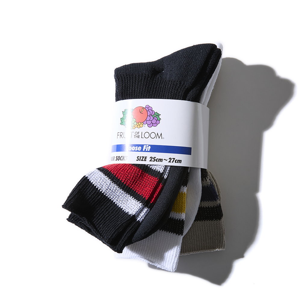 [フルーツオブザルーム]Q.FTL3P DadSocksライン