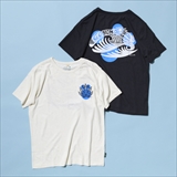 [ゴーヘンプ]“GO WAVE”BASIC S/SL TEE／Kads MIIDA × GOHEMP
