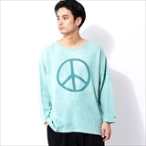 [ゴーヘンプ]"MELT INTO PEACE" LOOSE TEE／GOHEMP×DEAD DYE