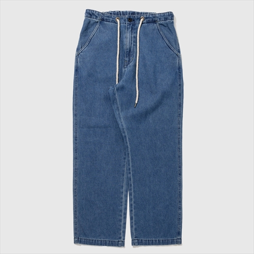 GOHEMP ヘンプコットンデニム ユーズド加工 アウトドア GOHEMP ゴーヘンプ VENDOR ANKLE CUT PANTS ユーズドウォッシュ デニム