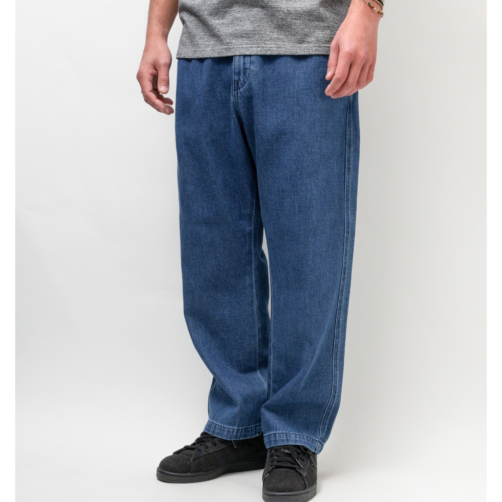 [ゴーヘンプ]EASY STRAIGHT PANTS（USED WASH）