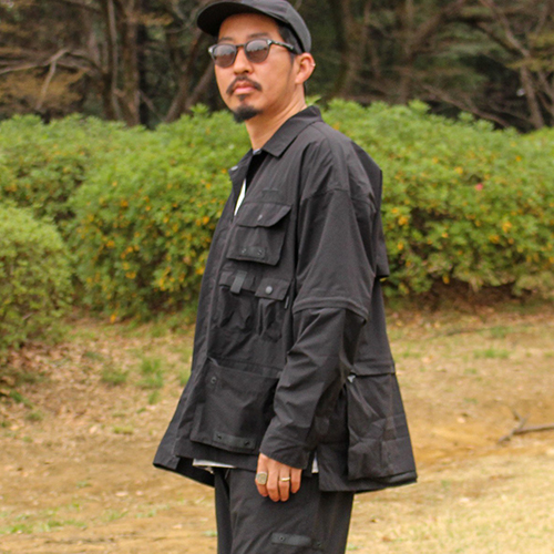 新品【ブラック/M】grn outdoor MUSHI MUSHI JACKET