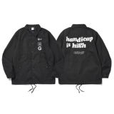 [クラブハウス×ゴルフアウト]CLUBHAUS XGOLFOUT Coach Jacket“Handicap Is High”