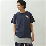 [グッドオン]“OXFORD PENNANT×Good On”FLAG POCKET S/S TEE