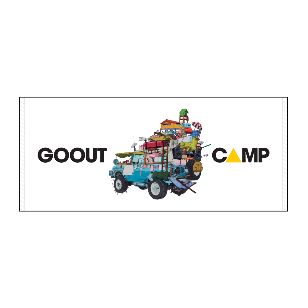 [ゴーアウトキャンプ]GO OUT CAMP vol.20 タオル