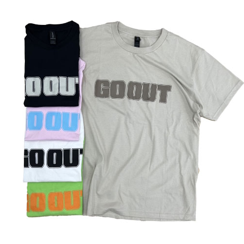 [GO OUT CAMP vol.21]GO OUT ロゴTシャツ