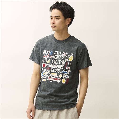 ゴーアウトジャンボリー | Tシャツ designed by STOMACACHE. | T