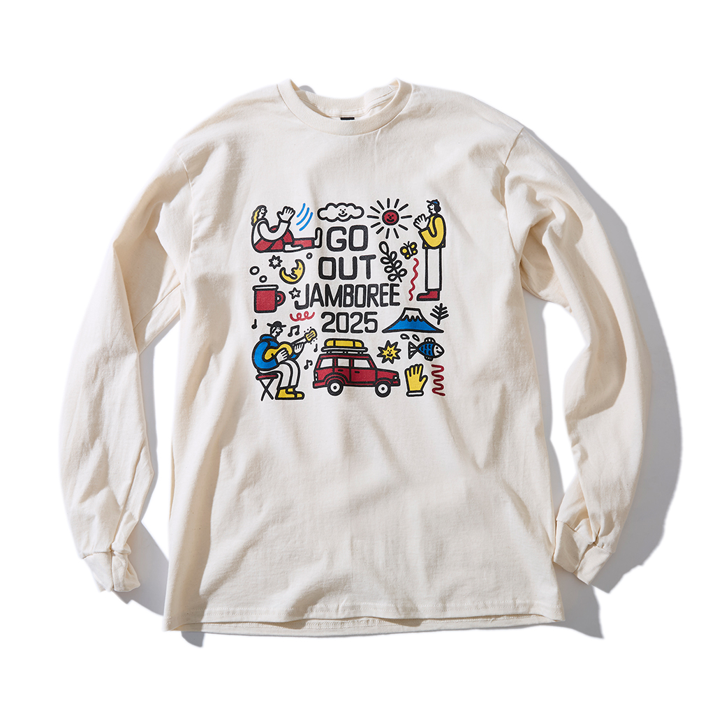 [ゴーアウトジャンボリー]L/S Tシャツ designed by STOMACACHE.