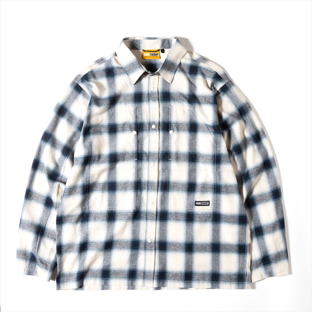 [グリップスワニー]BRUSHED CHECK SHIRTS