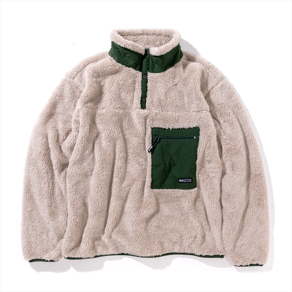 [グリップスワニー]CORAL FLEECE PULLOVER