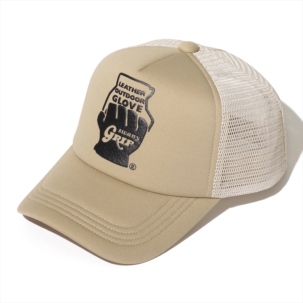 [グリップスワニー]GLOVE LOGO TRUCKER CAP