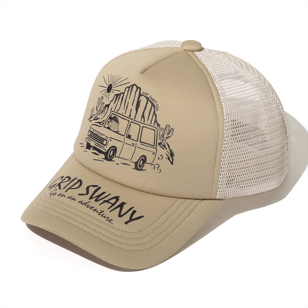[グリップスワニー]BEAR TRUCKER CAP