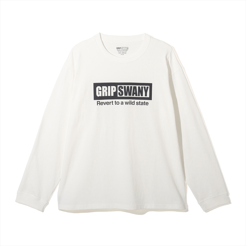 [グリップスワニー]BOX LOGO LS TEE