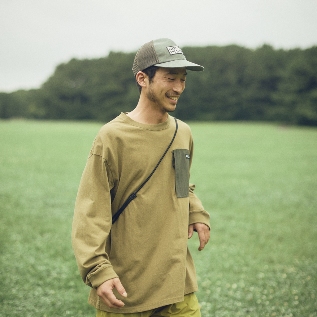 [グリップスワニー]GEAR POCKET LS TEE